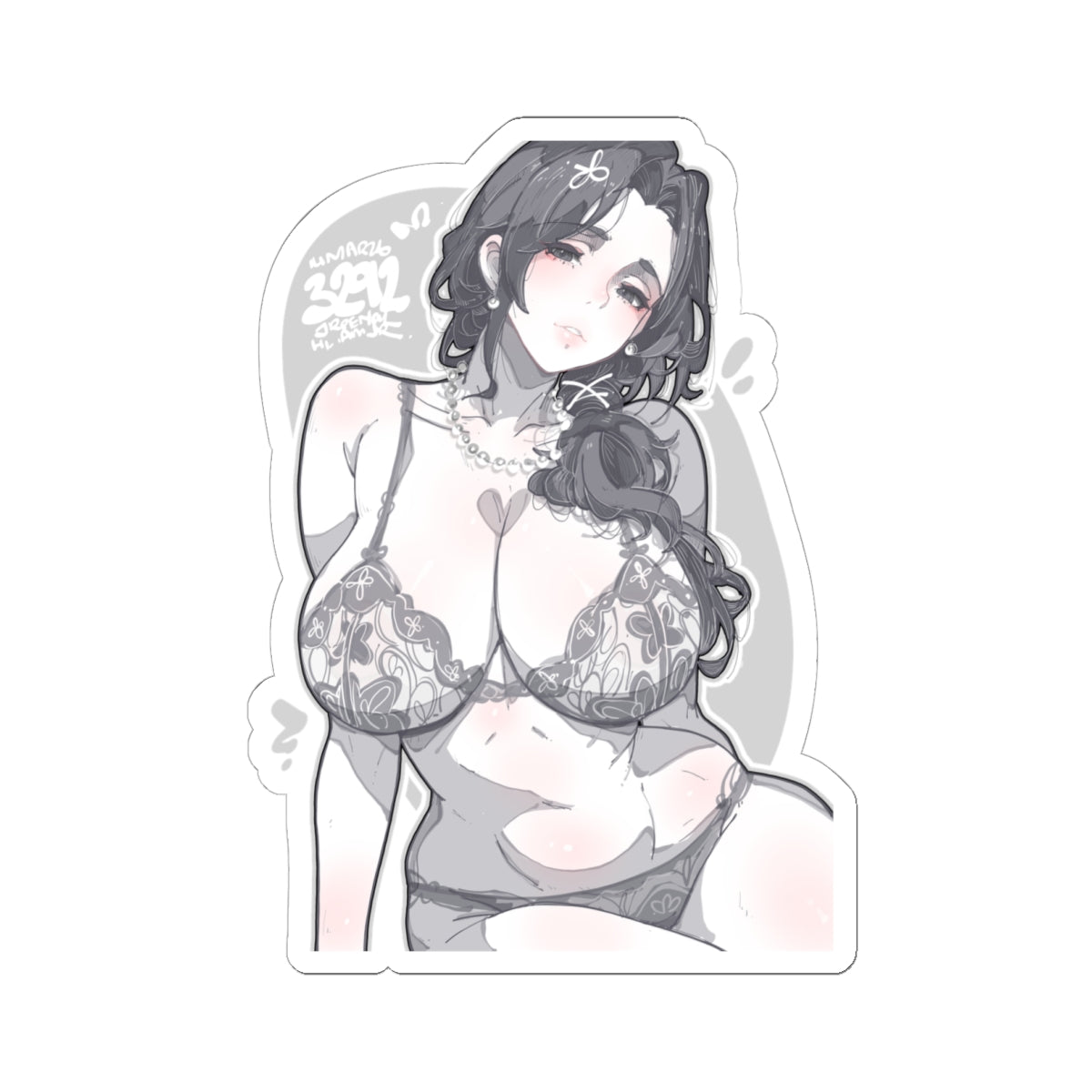 3292 - 灰 / grey v2 Stickers