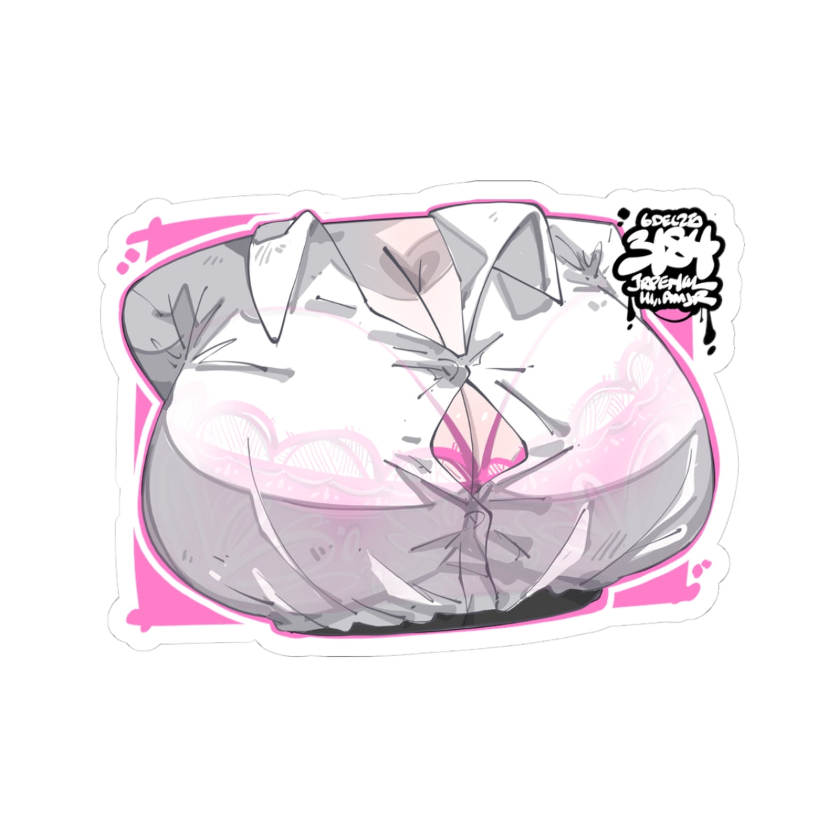 3184 - 粉 / pink v1 Stickers