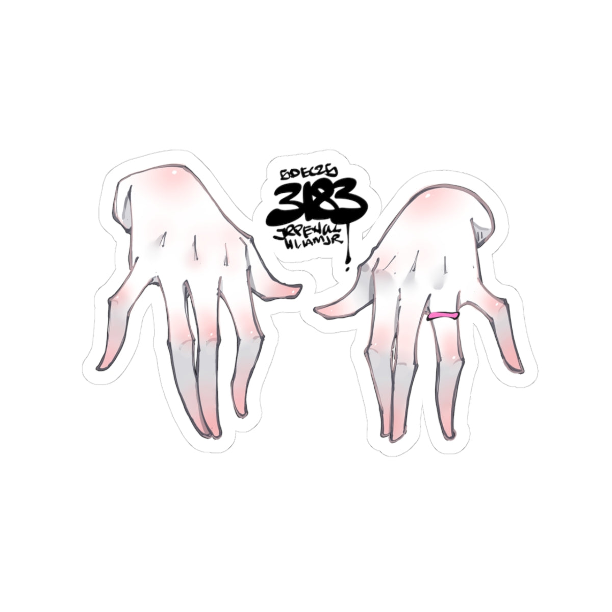 3183 - 手 / hands v1 Stickers