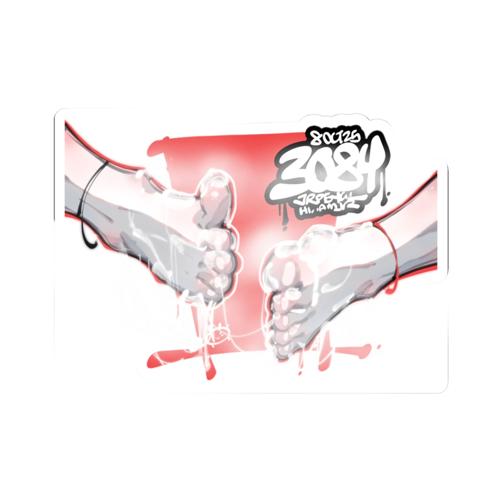 3084 - 红 / red Stickers