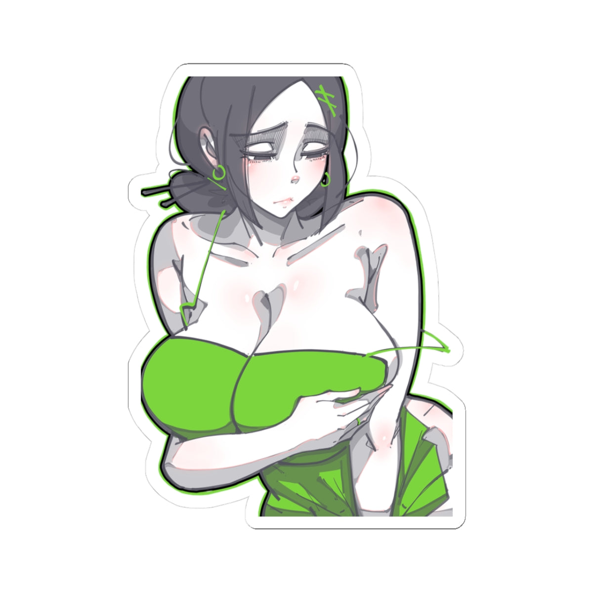 3051 - 绿 / green v2 Stickers