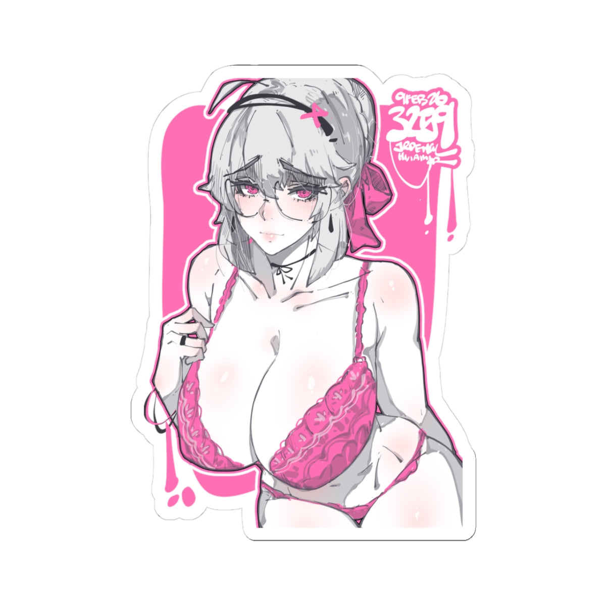 3259 - 粉 / pink v2 Stickers