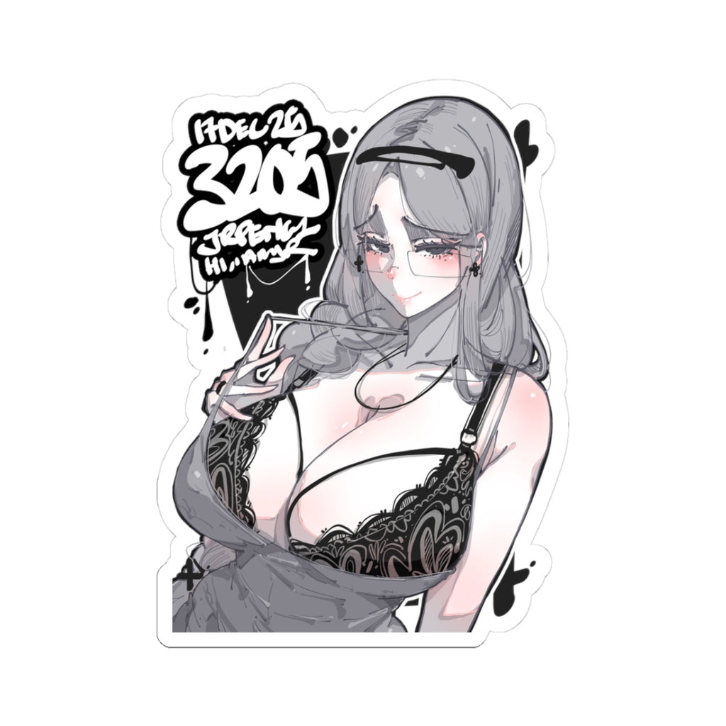 3205 - 黑 / black v1 Stickers