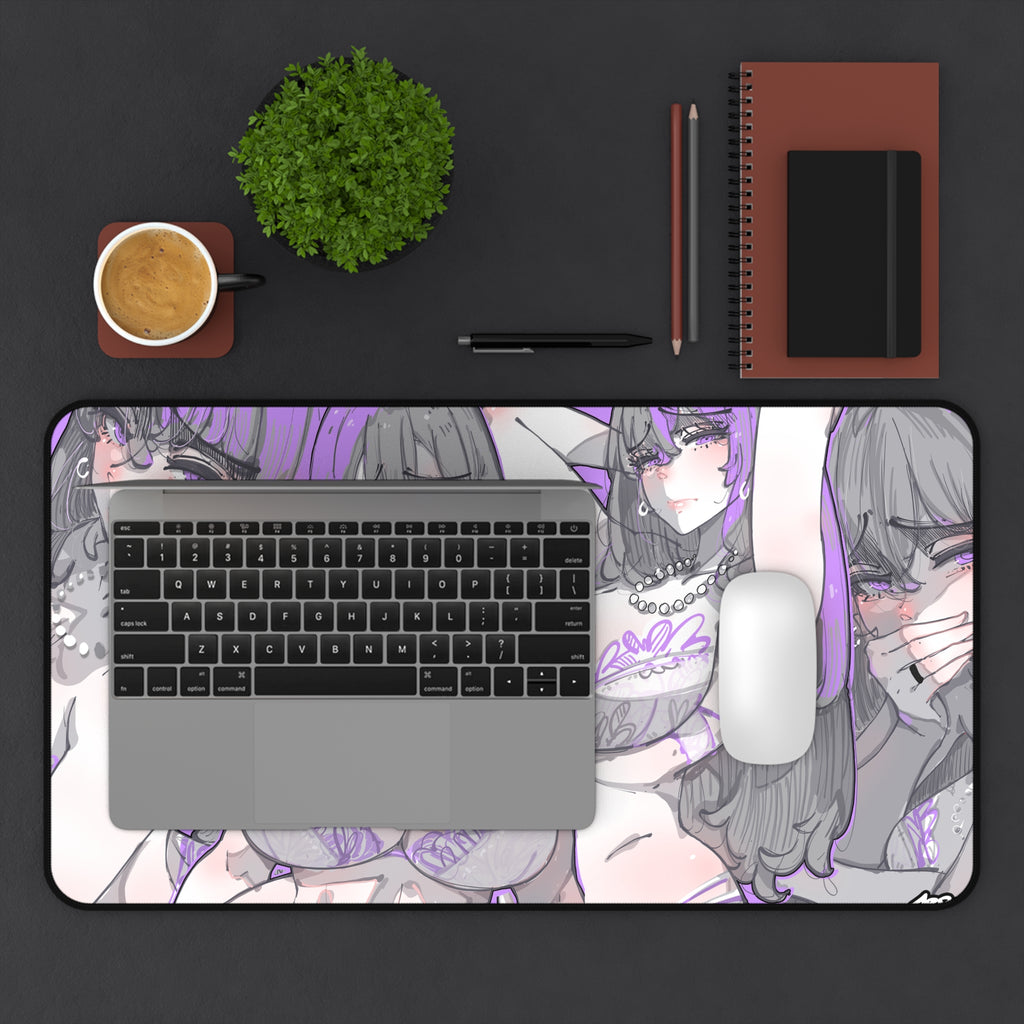 3234 - 紫壁纸 / purple wallpaper v2 Desk Mat