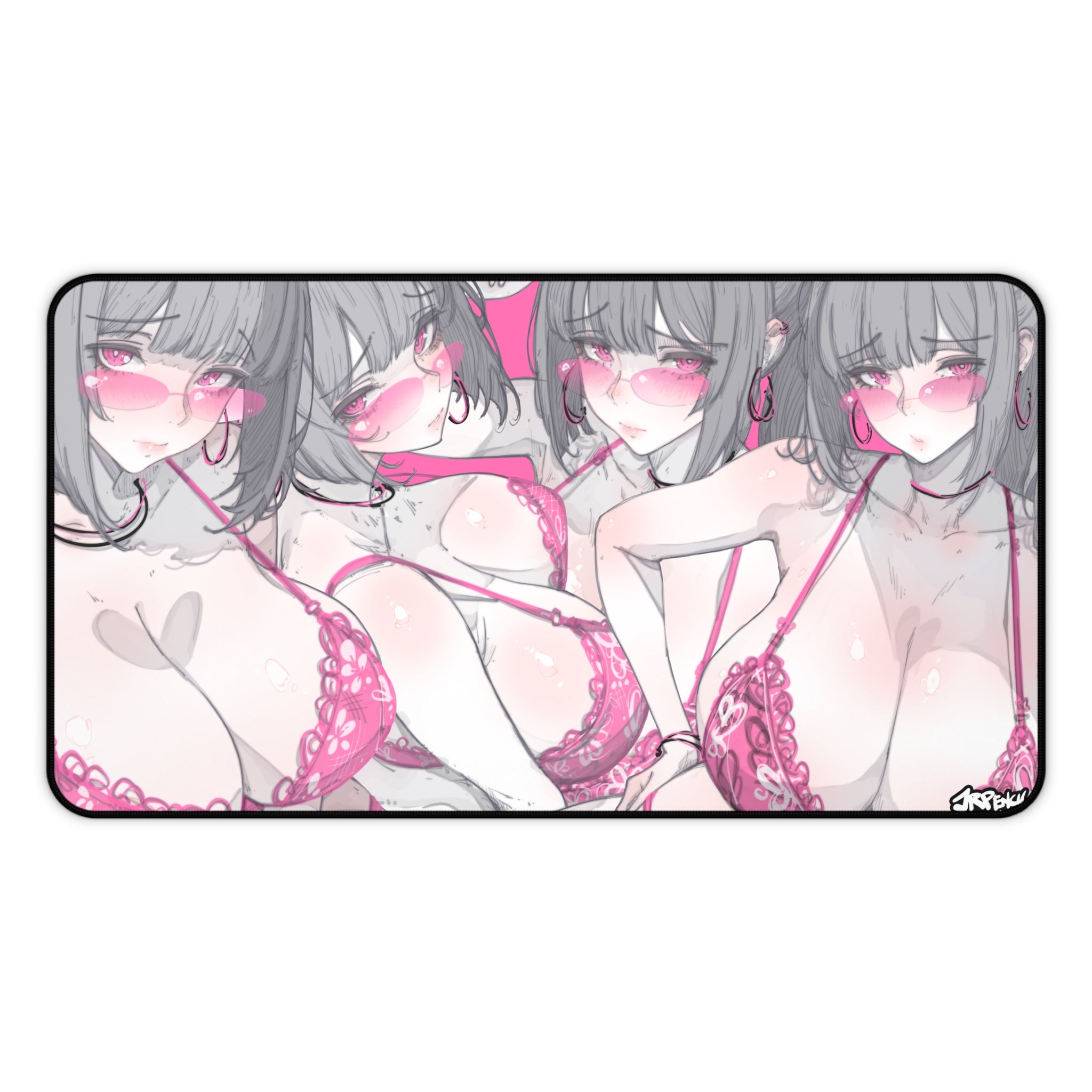 3340 - 粉壁纸 / pink wallpaper v2 Desk Mat