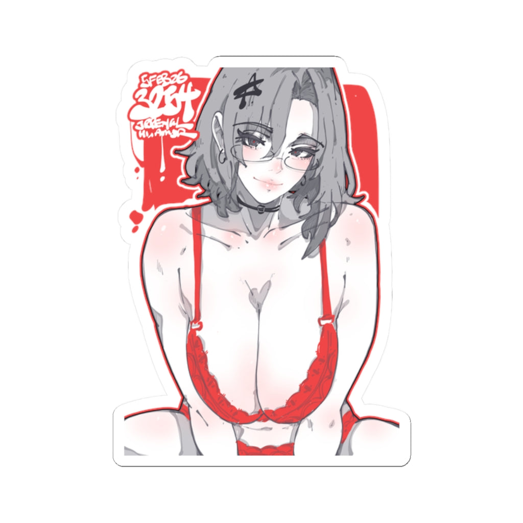 3254 - 红 / red v2 Stickers
