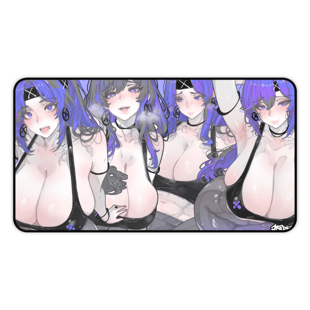 3360 - 紫壁纸 / purple wallpaper v1 Desk Mat