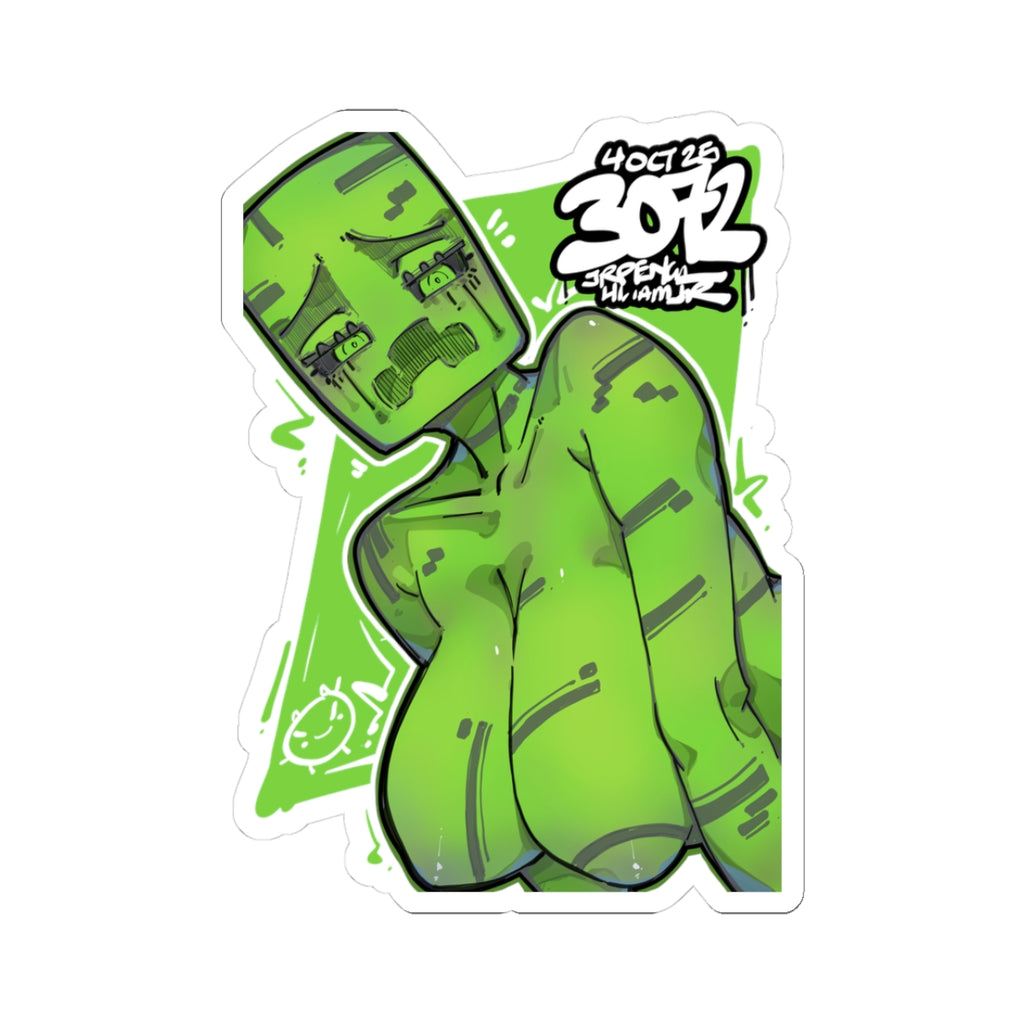 3072 - 绿 / green Stickers