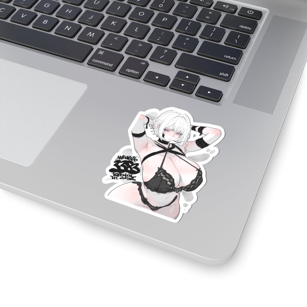 383 - 黑 / Black v2 Stickers
