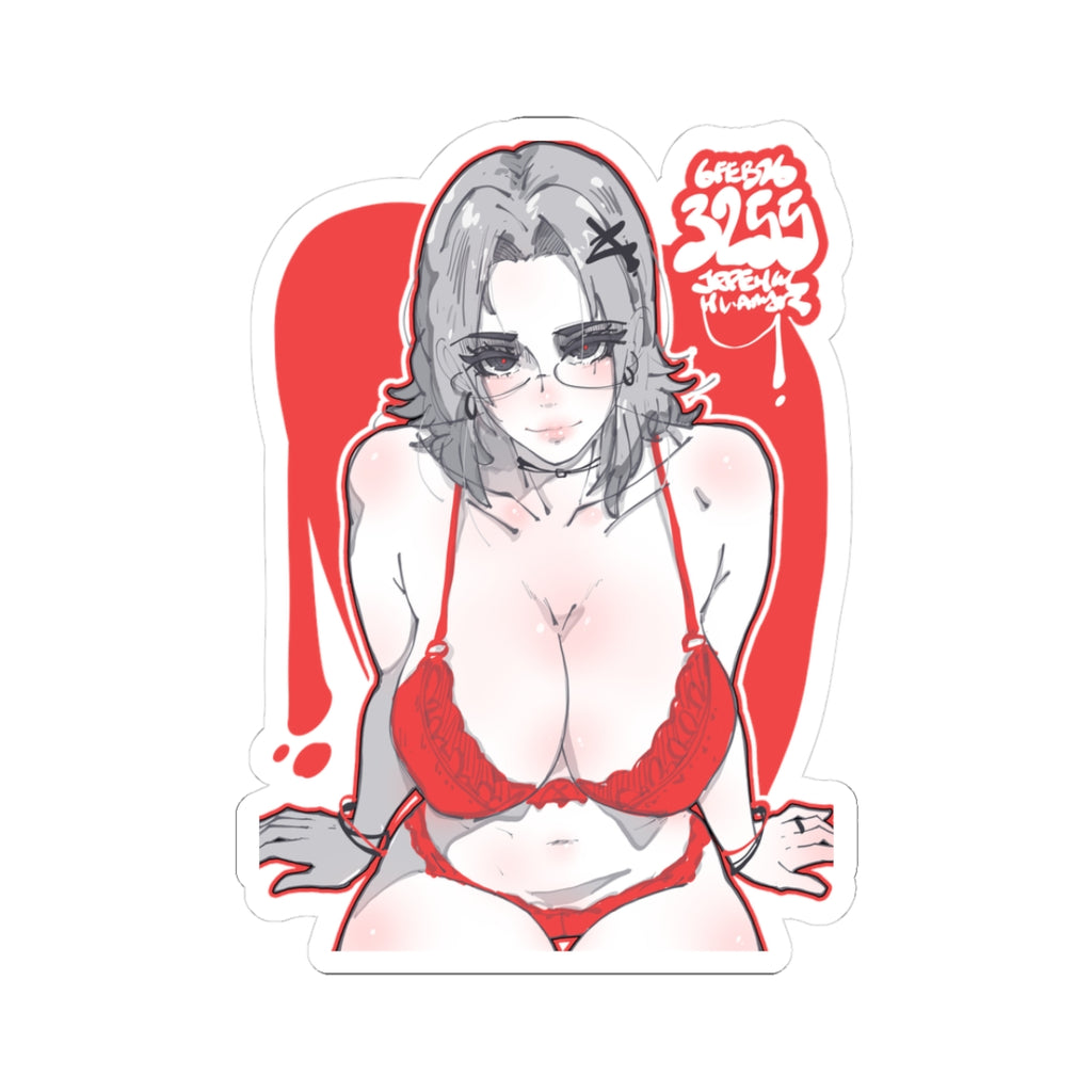 3255 - 红 / red v2 Stickers