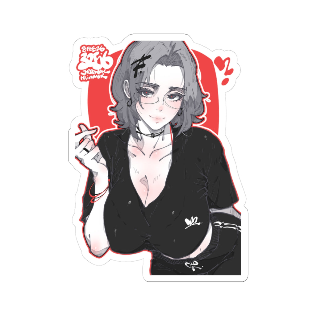 3256 - 红 / red v1 Stickers