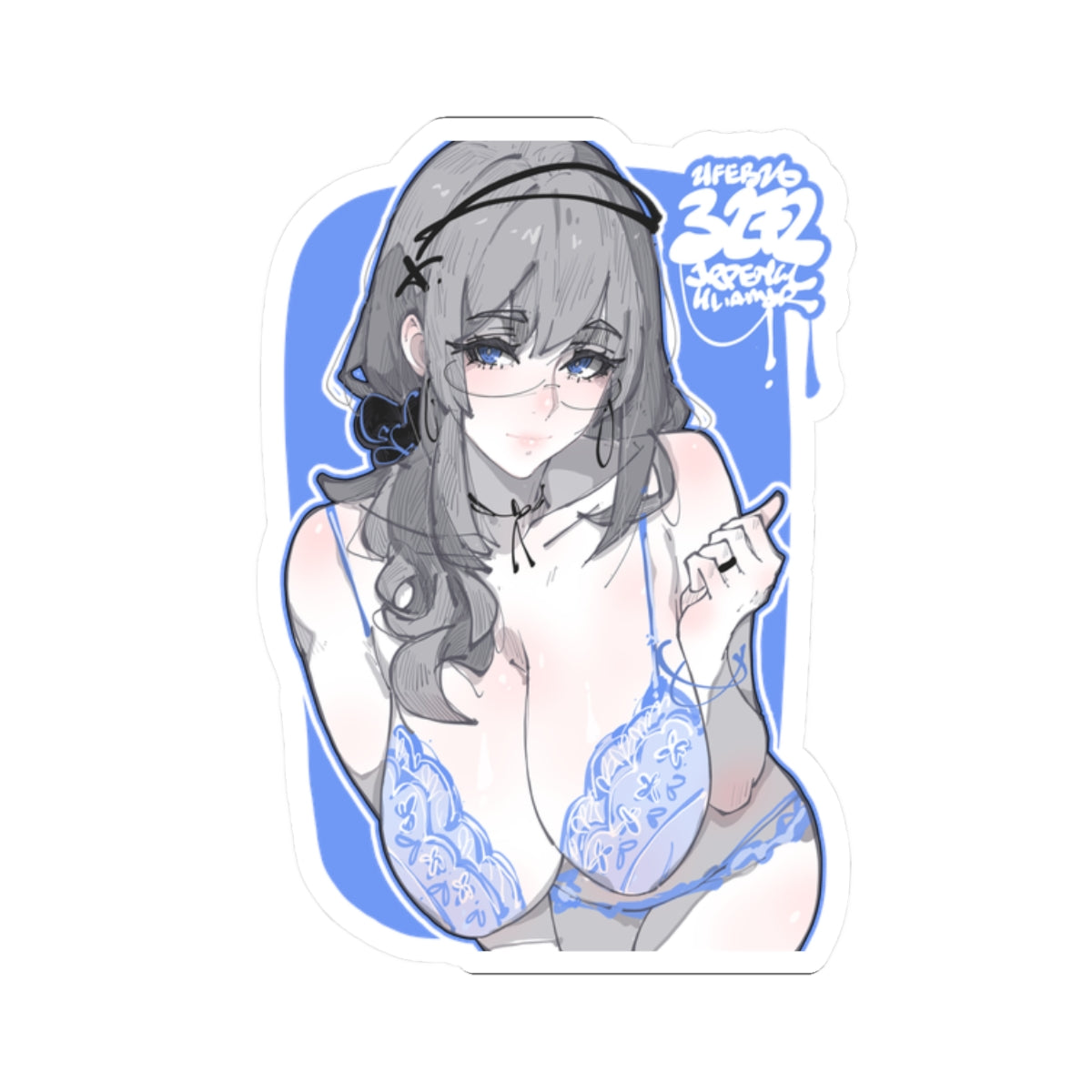 3272 - 蓝 / blue v2 Stickers