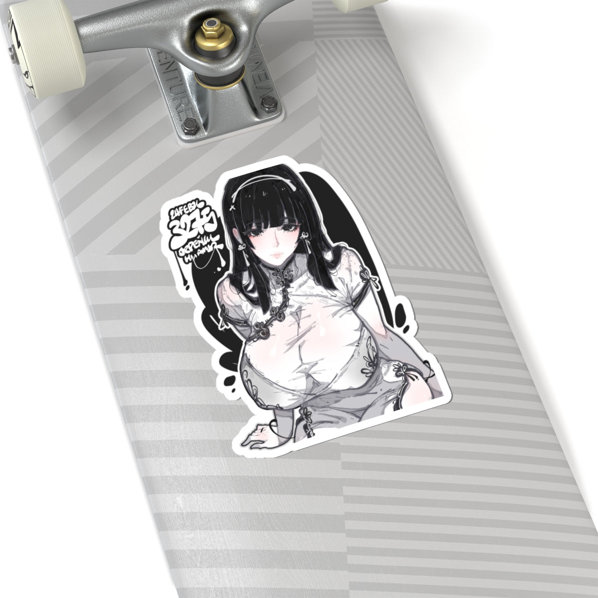 3275 - 黑 / black v1 Stickers