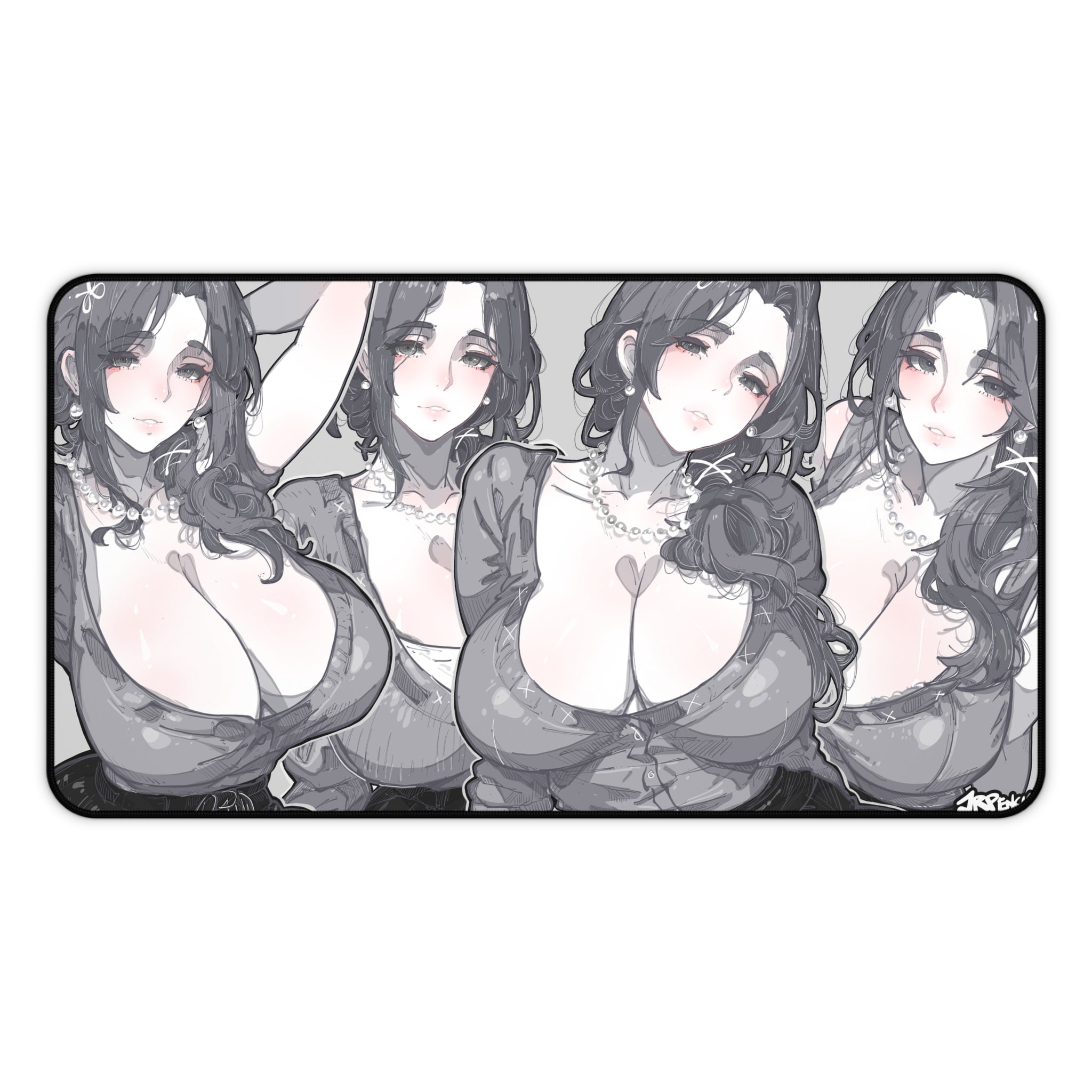 3293 - 灰 / grey wallpaper v1 Desk Mat