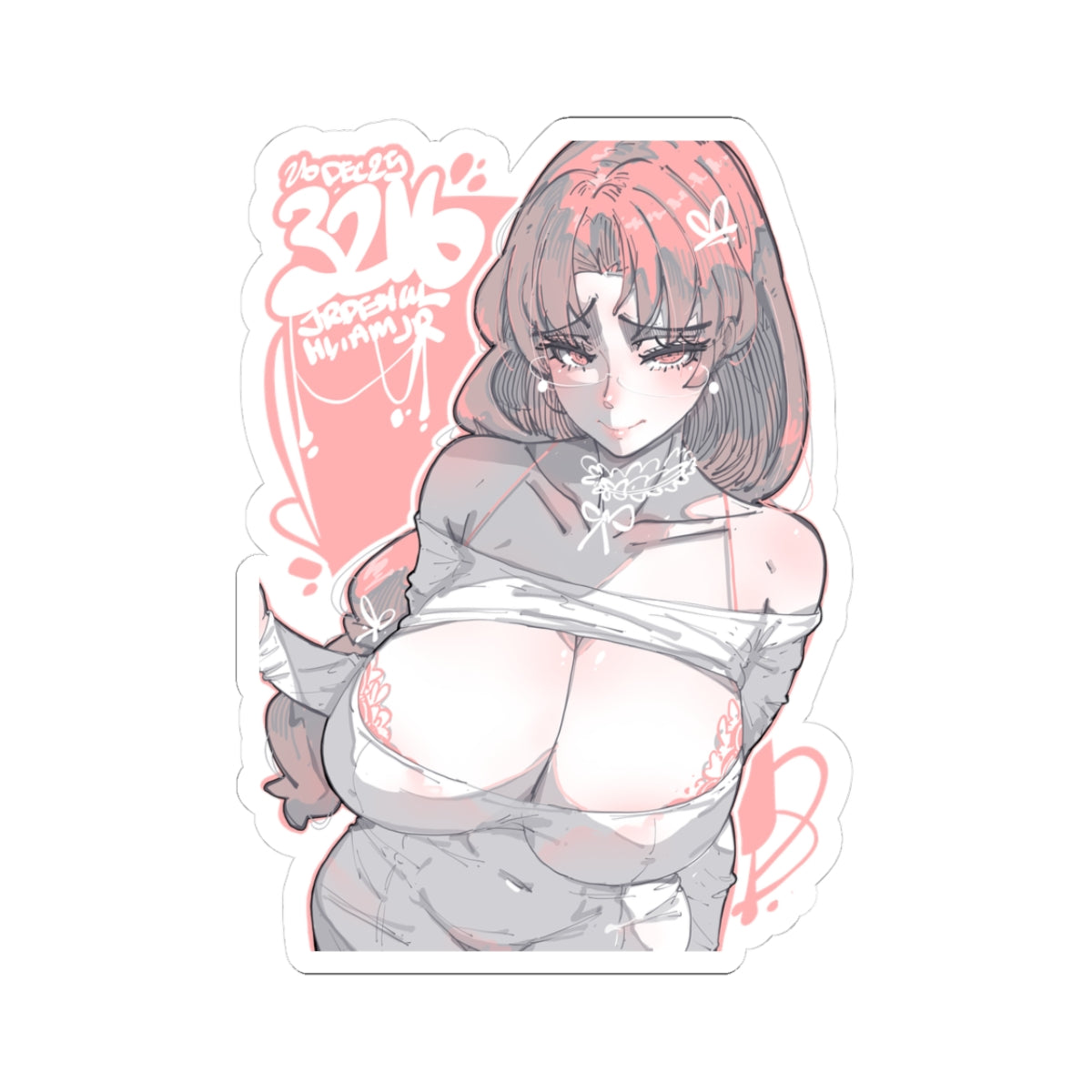 3216 - 粉 / pink v1 Stickers