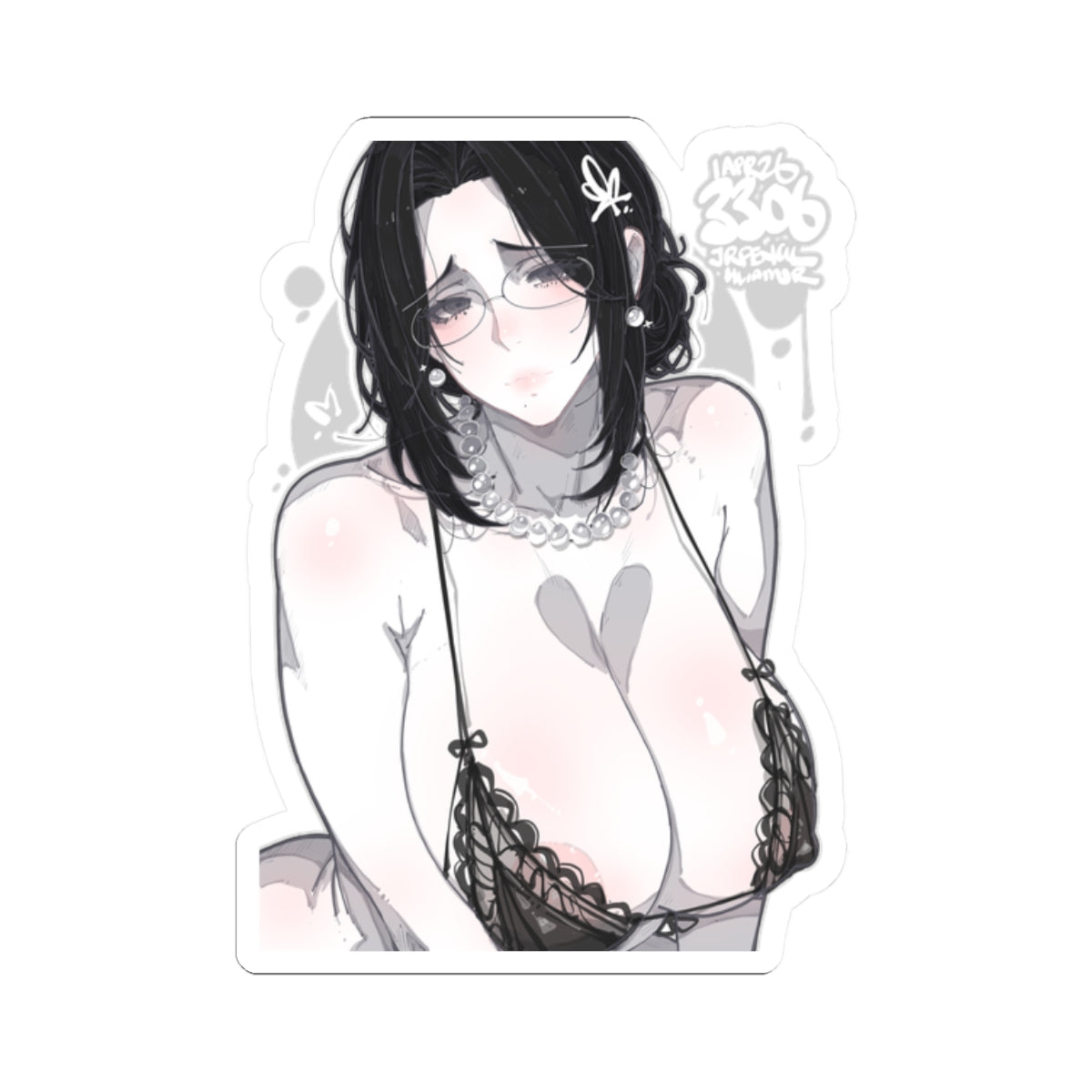 3306 - 黑 / black v2 Stickers
