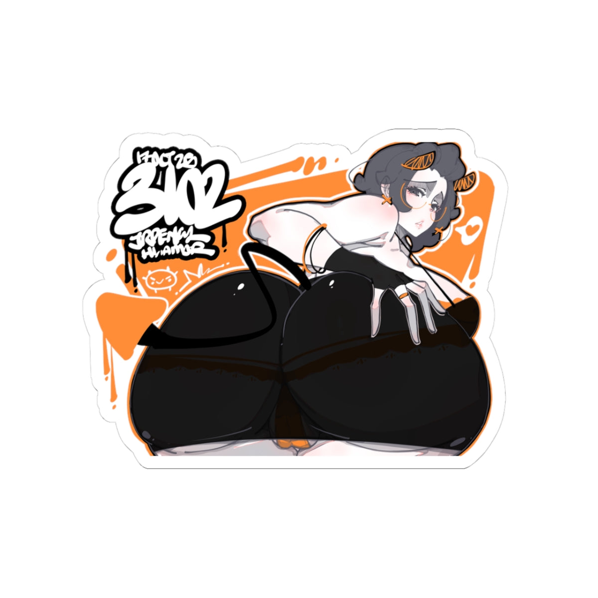 3102 - 橙 / orange Stickers