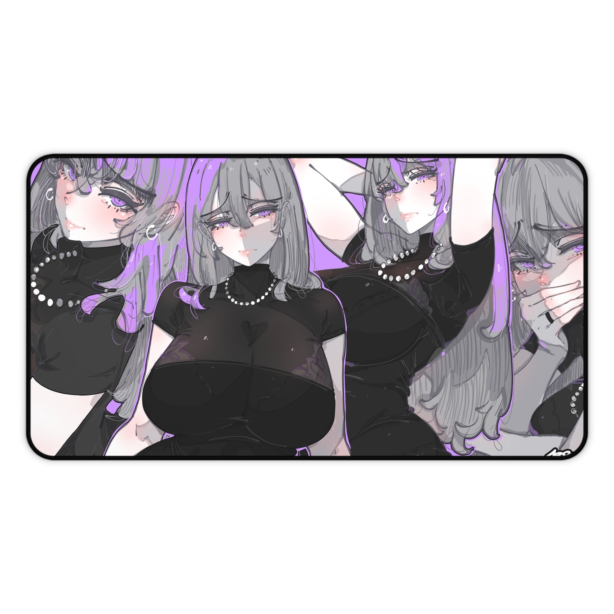 3234 - 紫壁纸 / purple wallpaper v1 Desk Mat