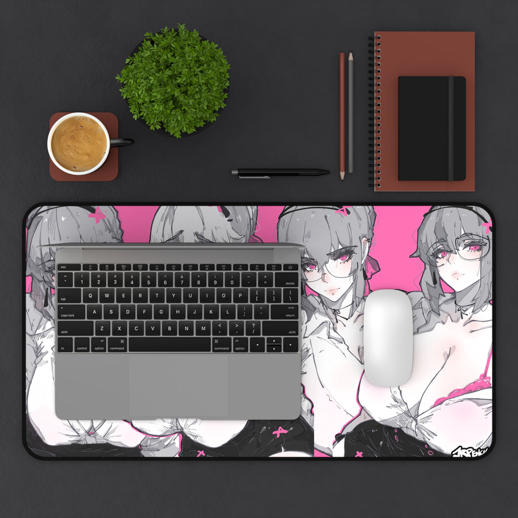 3264 - 粉壁纸 / pink wallpaper v1 Desk Mat