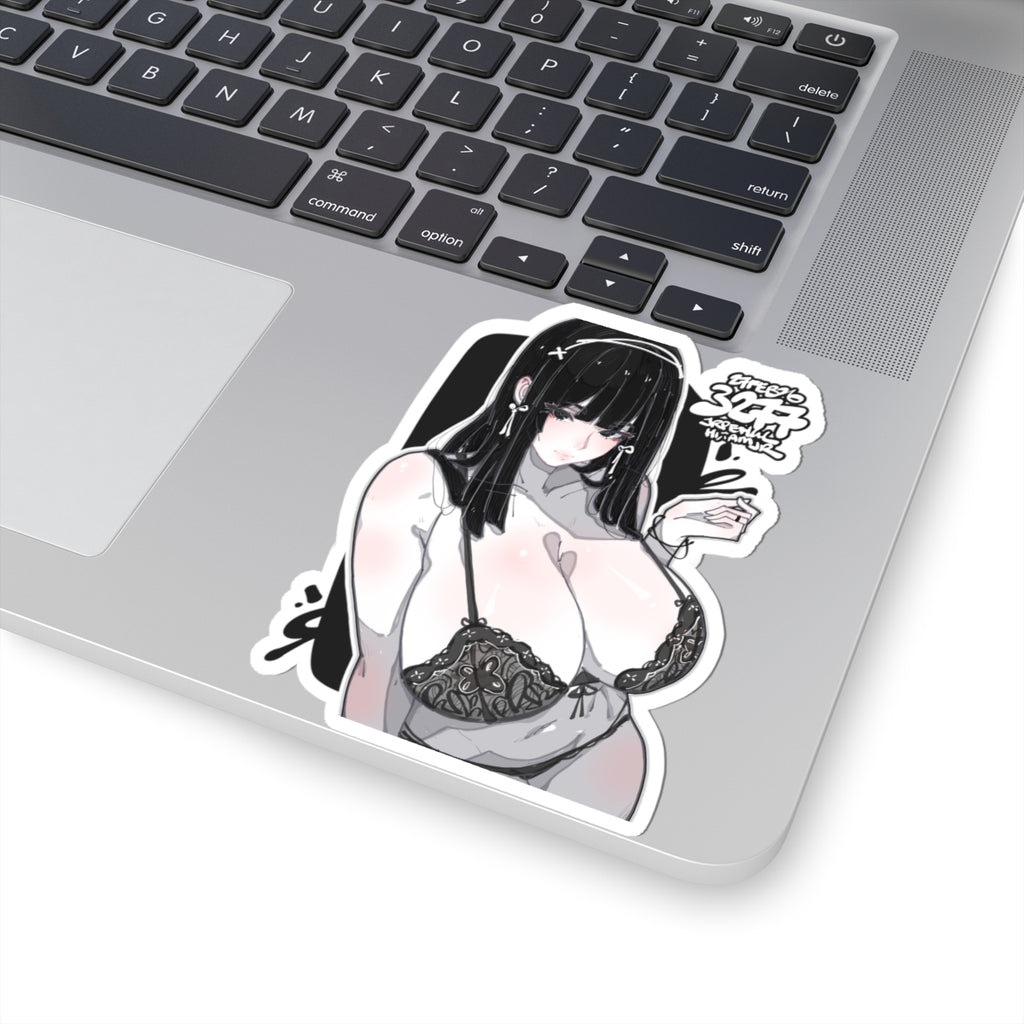 3277 - 黑 / black v2 Stickers