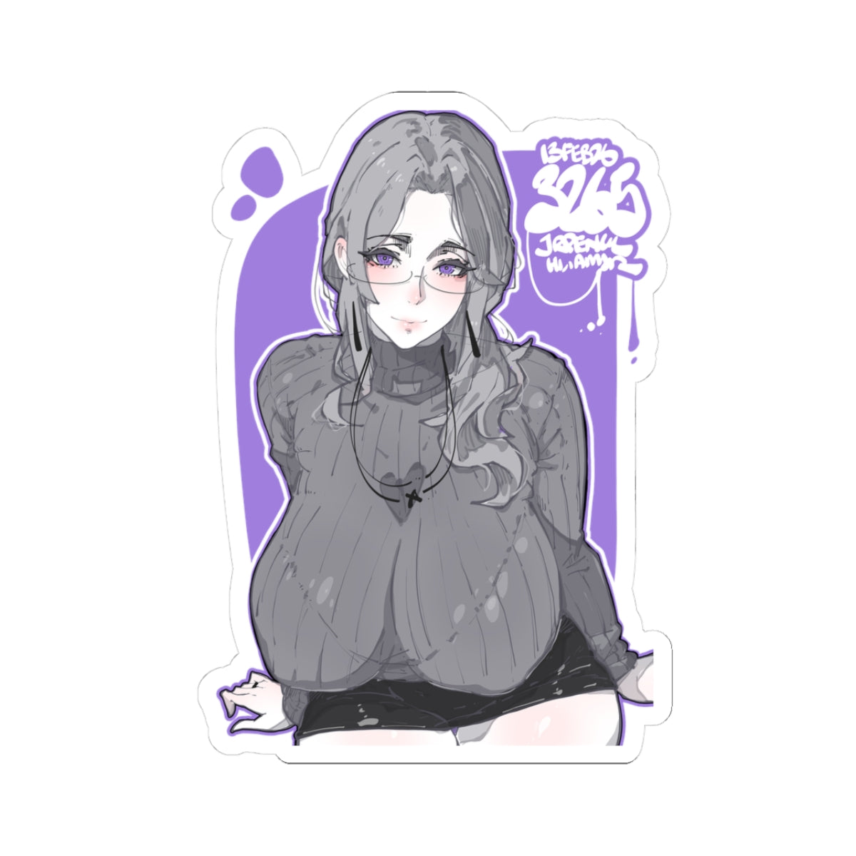 3265 - 紫 / purple v1 Stickers