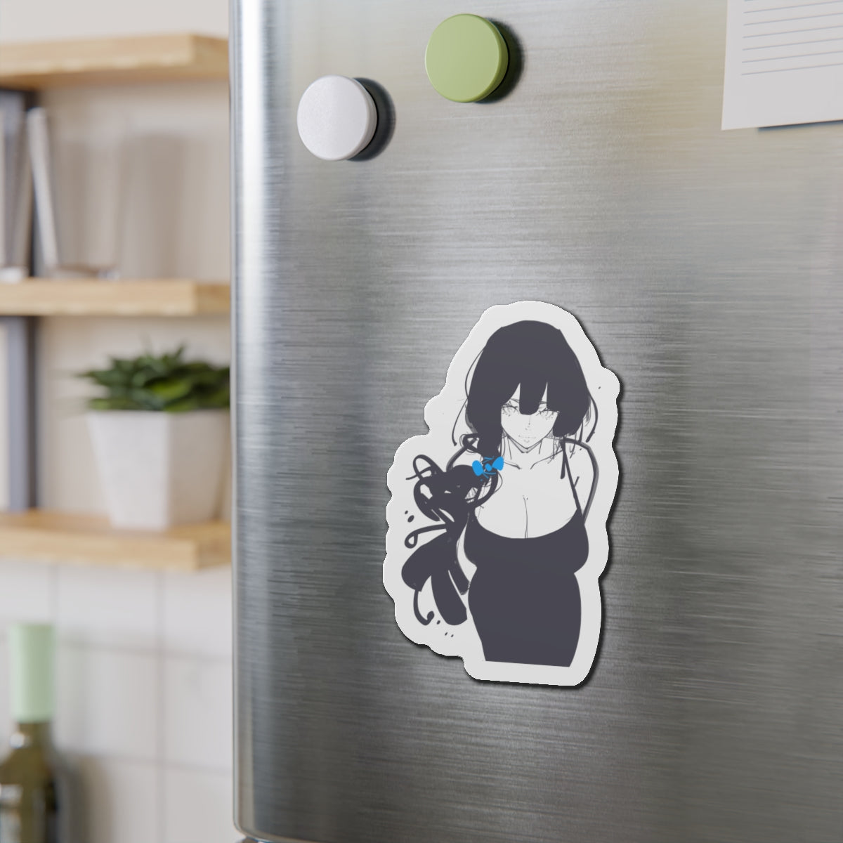 2885 - 蓝色发圈 / blue scrunchie Magnets