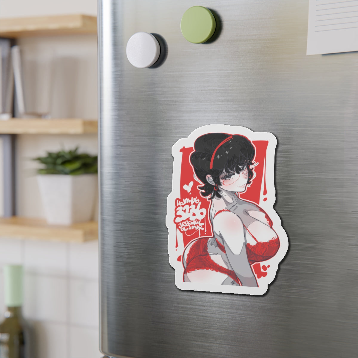 3236 - 红 / red v2 Magnets