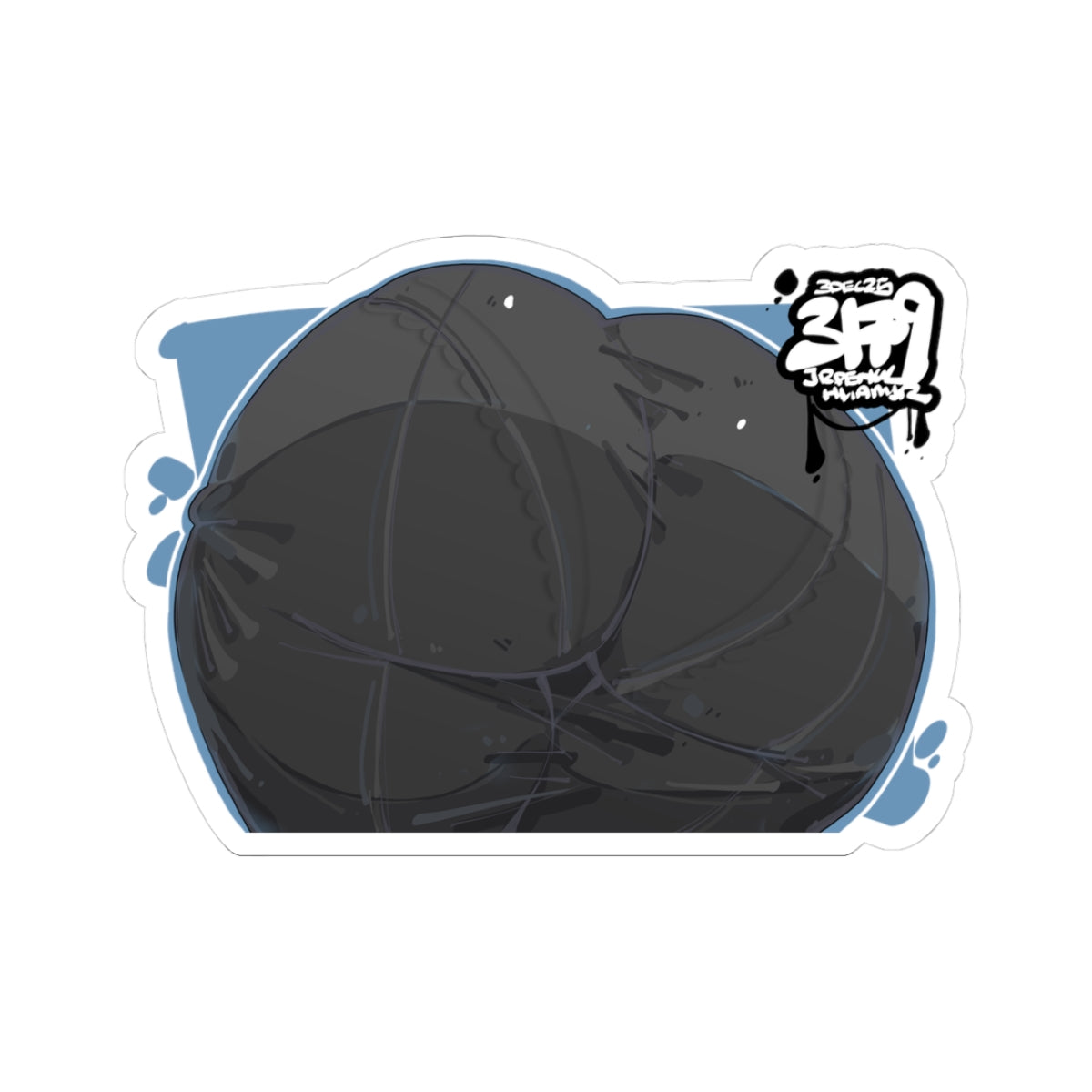 3179 - 蓝 / blue v1 Stickers