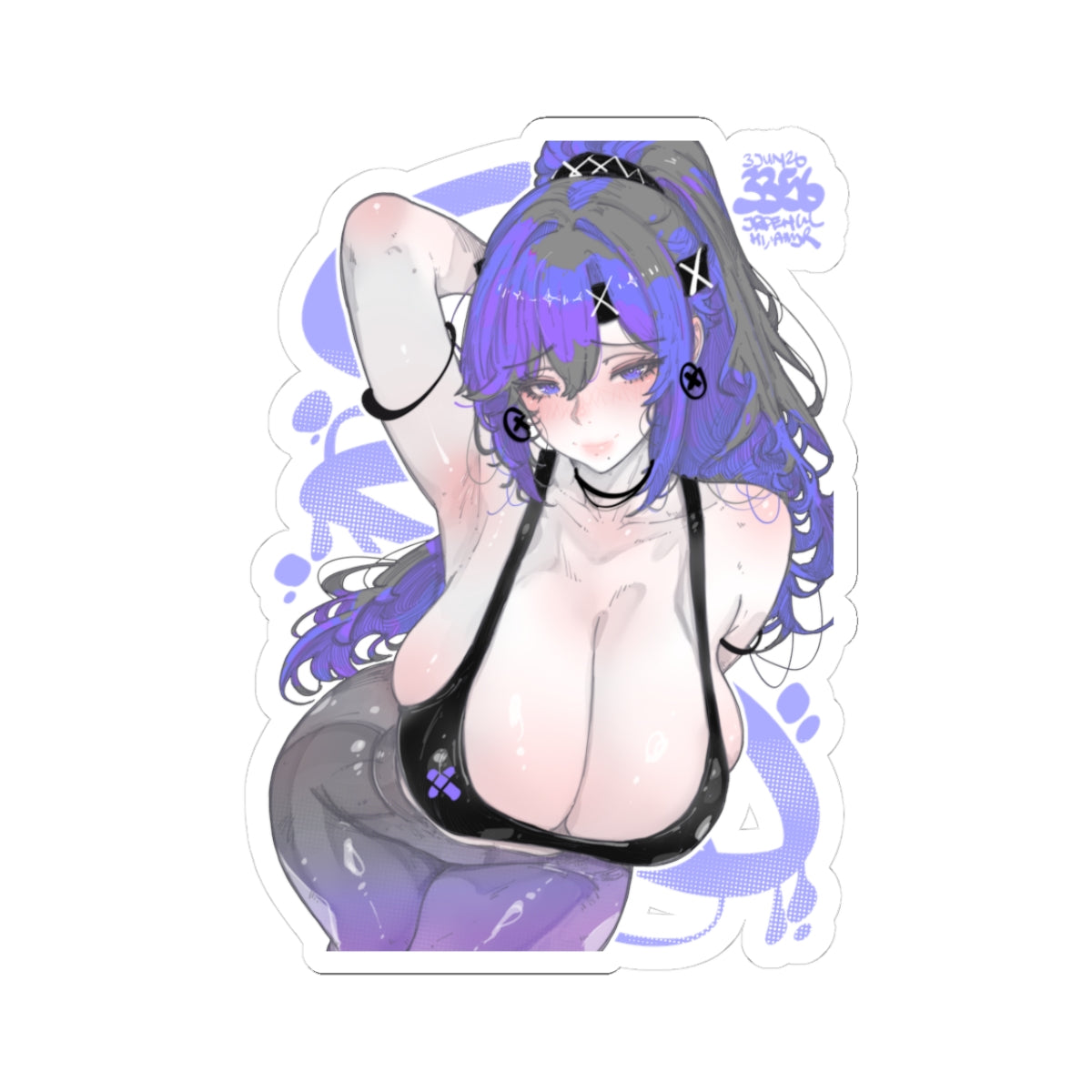 3356 - 紫 / purple v1 Stickers