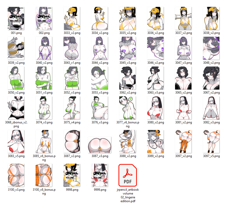 Digital Artbook Vol. 02 : Lingerie Edition