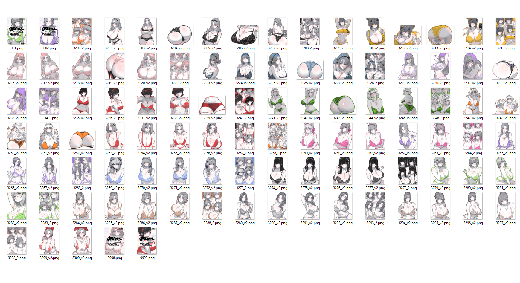 Digital Artbook Vol. 04 : Lingerie Edition