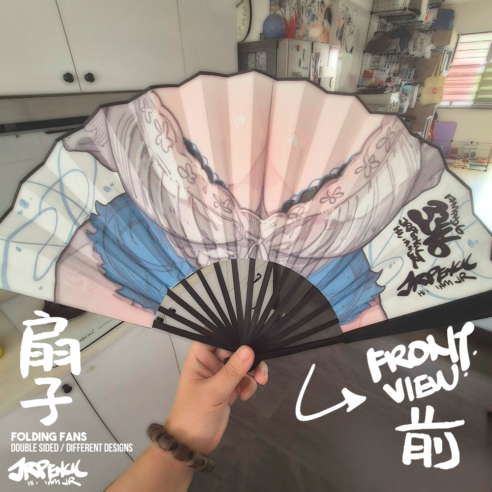 [Double Sided] Folding Fans