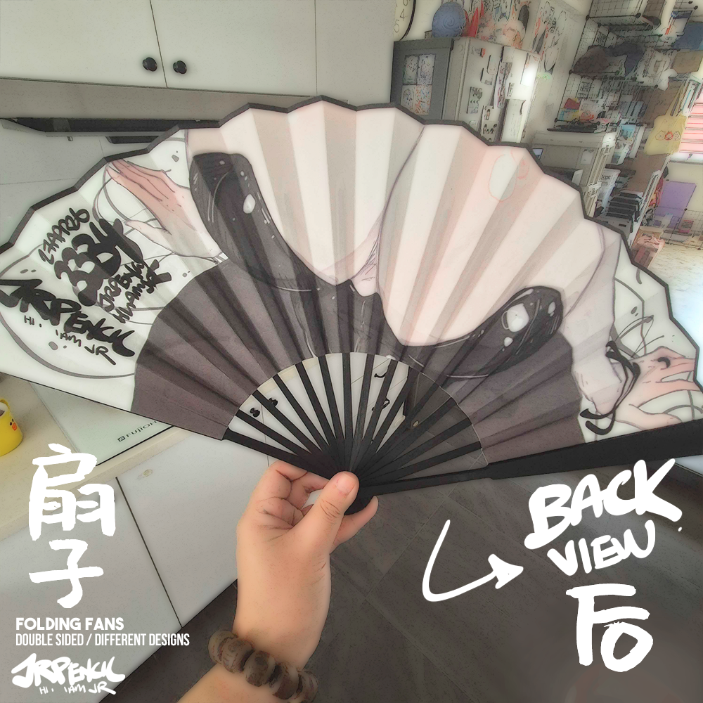 [Double Sided] Folding Fans