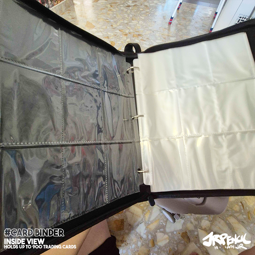 [3334] Premium 900-Pocket Trading Card Binder | Double-Sided 9-Pocket Pages